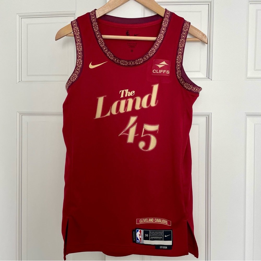 Nike Donovan Mitchell Cleveland Cavaliers Jersey #45 The Land City Edition 36/XS